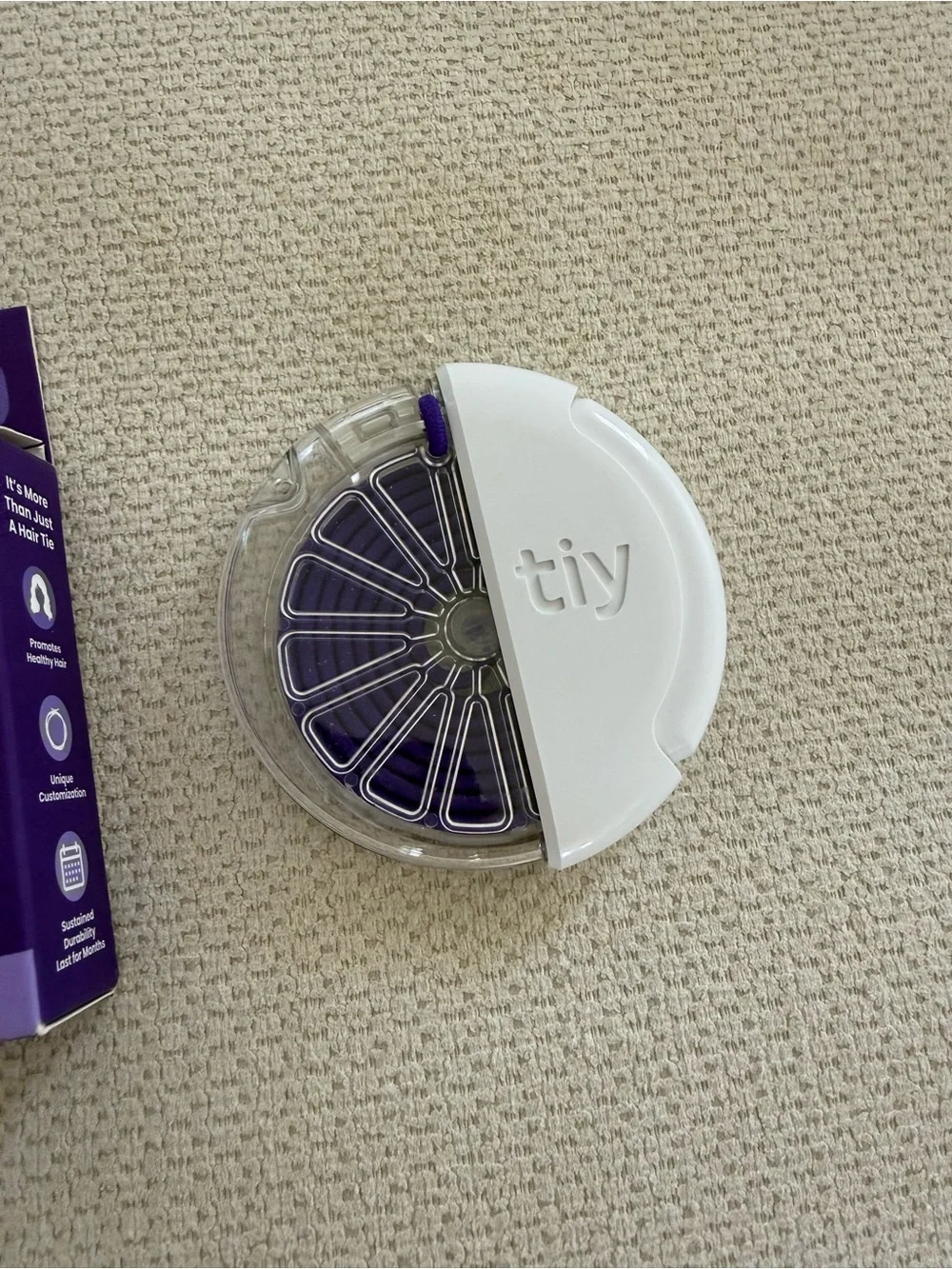2 Pack Purple TIY - Modern Hair Tie